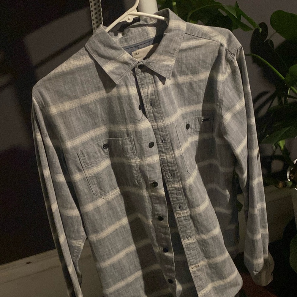 Striped outerwear size small